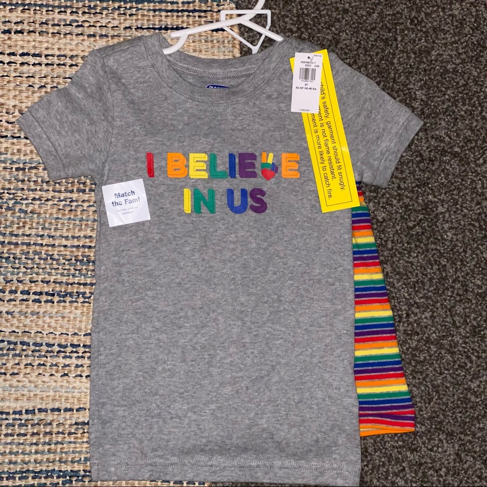 Old Navy Pride Rainbow Jammies - Size 4T